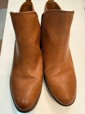 Lucky Brand Tan Leather Basel Bootie